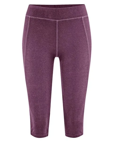 HempAge HempAge Yoga Leggins Hanf/Biobaumwolle, Purple (lila), – Produktbild 3 von 4