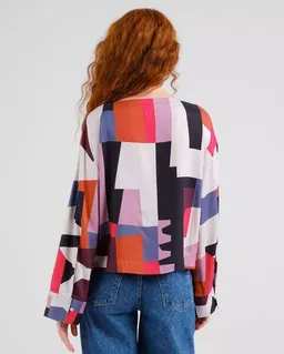 Dedicated DEDICATED Bluse Udda Abstract Chaos - Multicolor – Produktbild 1 von 1