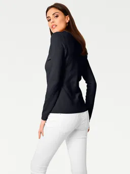 heine V-Ausschnitt-Pullover marine – Produktbild 1 von 1