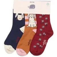 Walkiddy Baby Socken Tiny Rabbits rot – Walkiddy, GOTS-zertifizierte Bio-Baumwolle, 90% Bio-Baumwolle 2% Elasthan, weiche kindgerechte Babysocken mit Hasen-Motiv für Alltag, Kita, Geschenke zur Geburt und nachhaltige Erstausstattung – Produktbild 1 von 1