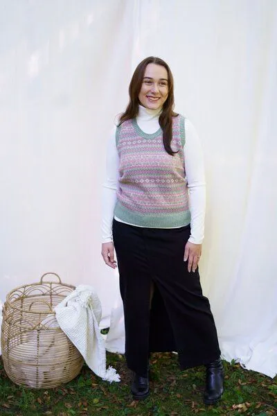 Haus of Namaste Haus of Namaste Klassischer Fair Isle Himalaya Pullover | Handgesponnene 100% Lammwolle | Nachhaltig, fair und AZO-frei – Produktbild 1 von 4