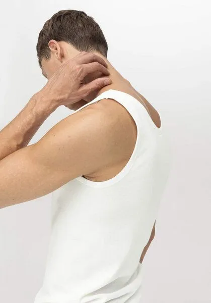 hessnatur hessnatur Athletic Shirt Fitted 2er Pack PURE NATURE aus reiner Bio-Baumwolle, Naturweiss, – Produktbild 6 von 6