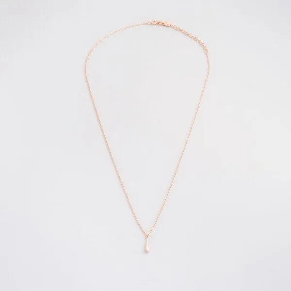 fejn jewelry fejn jewelry Kette drop mit Tropfenanhänger, Rotgold, – Produktbild 3 von 4