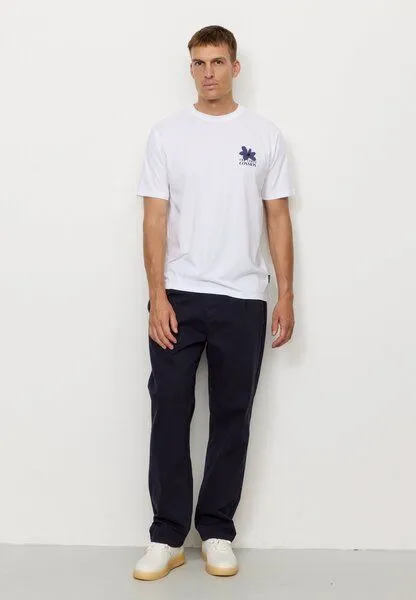 recolution Herren Chino mit Bundfalte aus Bio-Baumwoll Mix - OAK - recolution, Dark navy (blau), – Produktbild 1 von 4