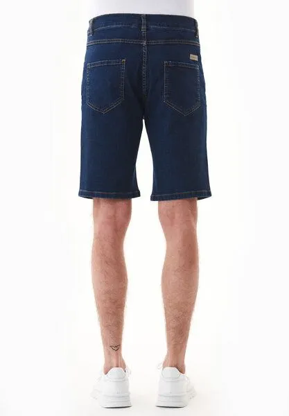 ORGANICATION ORGANICATION Denim Shorts aus Bio-Baumwolle, Mid blue, – Produktbild 4 von 4