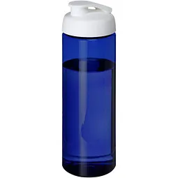 Unbranded H2O Active® Eco Vibe 850 ml Sportflasche mit Klappdeckel, blau, weiß – Produktbild 1 von 1