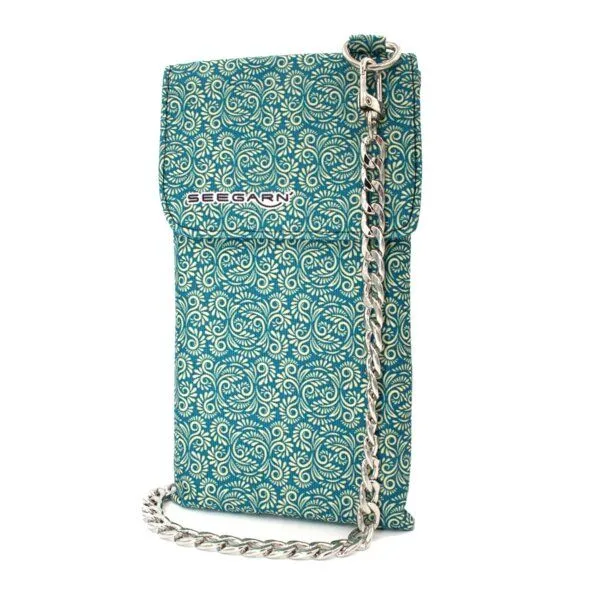 Seegarn Seegarn Handytasche / Umhängetasche (MB24), K1 - kette silber, – Produktbild 1 von 3