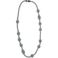Sakiba Sakiba Kette lang/Dreifacharmband Morse ”Liebe”, Silbergrau, – Produktbild 1 von 1