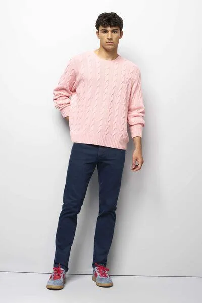 M 5 BY MEYER M 5 BY MEYER BAUMWOLL-TENCEL Jeans, Blau (dark blue), – Produktbild 1 von 5