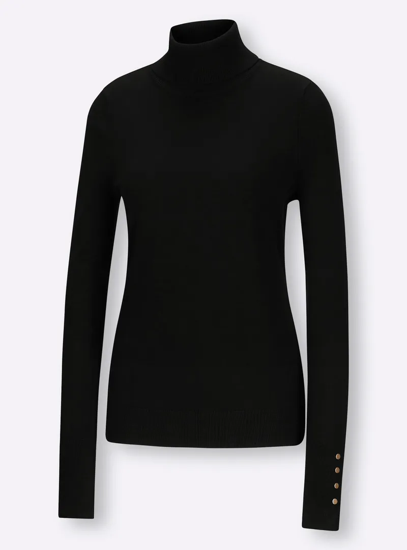 heine Rollkragenpullover schwarz, Schwarz, – Produktbild 1 von 2