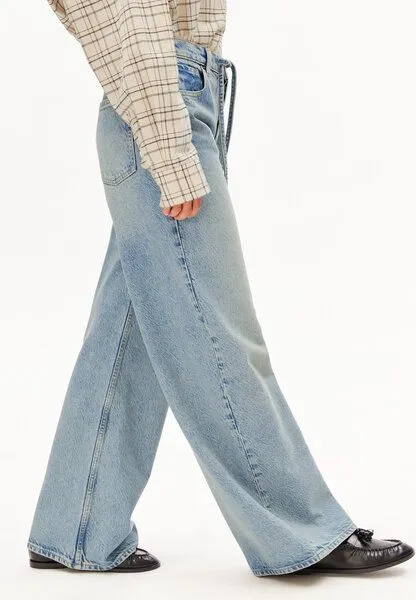 ARMEDANGELS ARMEDANGELS ASTRAEAAS Damen Wide Jeans Bio-Baumwoll Mix, Airy, – Produktbild 4 von 4
