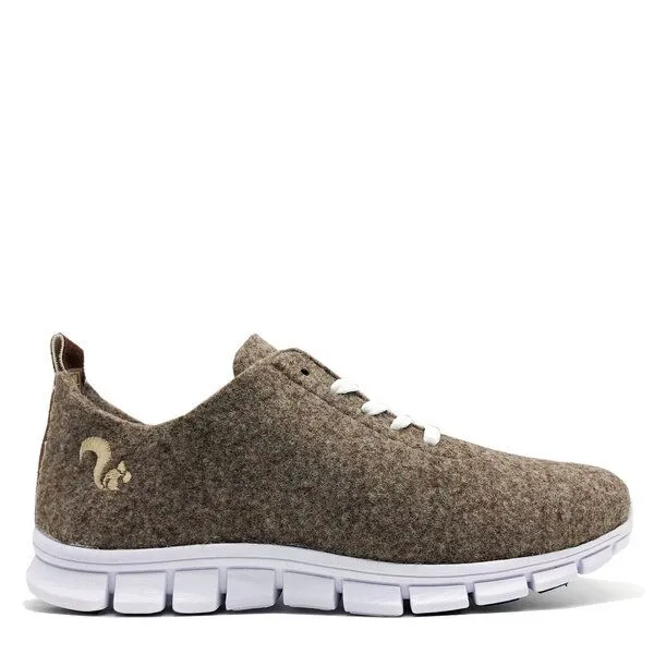 thies Veganer Sneaker "thies ® PET" aus recycelten Flaschen, ultraleicht und bequem, Braun, – Produktbild 1 von 4