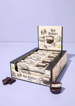 KoRo Limited Edition: Bio Nut Butter Cups Marzipan Style | 12 x 3 x 13 g – Produktbild 1 von 1