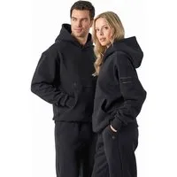ORGANICATION ORGANICATION HARVINN | Essentials Travel Unisex Hoodie aus Bio-Baumwolle und recyceltem Polyester, Black, – Produktbild 1 von 1