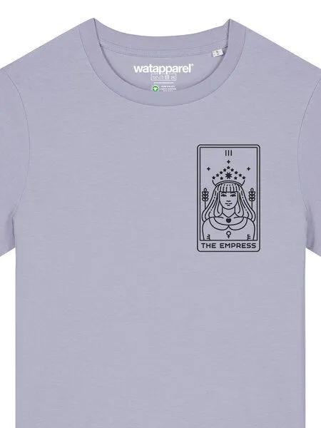 watapparel watapparel T-Shirt Frauen Tarot The Empress, Lavender, – Produktbild 3 von 3