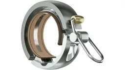 Knog Knog Oi Luxe Fahrradklingel groß 23.8 - 31.8mm mit Kabelführung matt schwarz – Produktbild 1 von 1