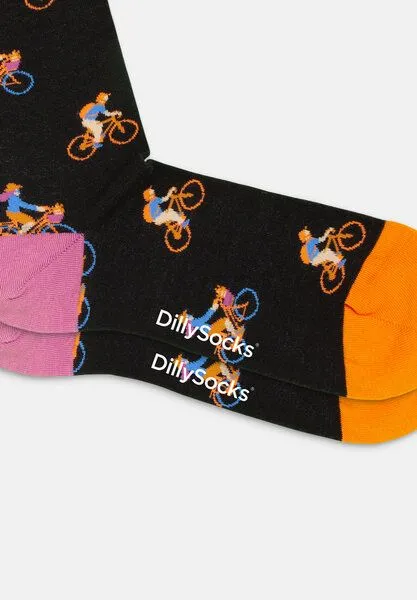 DillySocks DillySocks Socken „Geschenk Set Sport All Year Around 3er Set“, Black - grey - beige - blue - pink - orange, – Produktbild 3 von 4