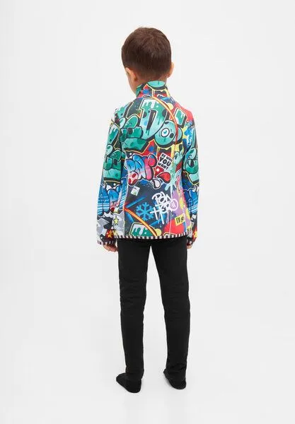 WeeDo WeeDo Langarmshirt „Cosmo Sprayprint“, Grafitti print, – Produktbild 4 von 4
