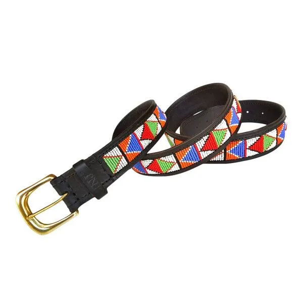 Zinj Design Zinj Design Massai Ledergürtel - Samburu Kenia - Unisex – Produktbild 1 von 3