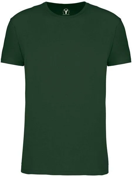 YTWOO YTWOO Basic Herren T-Shirt aus gekämmter Bio-Baumwolle, Forest green, – Produktbild 4 von 4