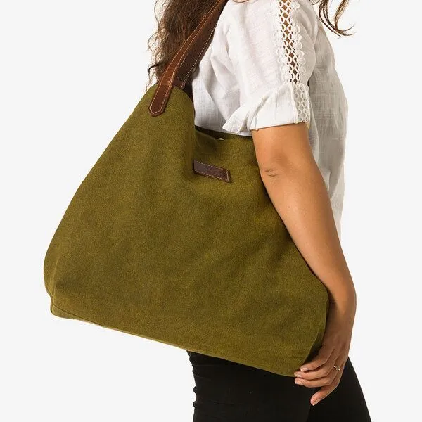 Dragolina Dragolina Shopper Miss Evergreen, Moosgrün (hellgrün), – Produktbild 3 von 3