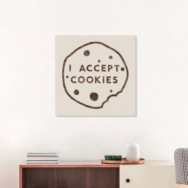 Photocircle Photocircle Poster / Leinwandbild - I accept cookies – Produktbild 3 von 4