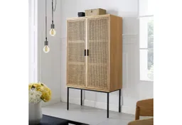 OTTO home Highboard Feines, Eschenholz-Details, robustem Metallgestell, FSC-zertifiziertem Holz – Produktbild 1 von 1
