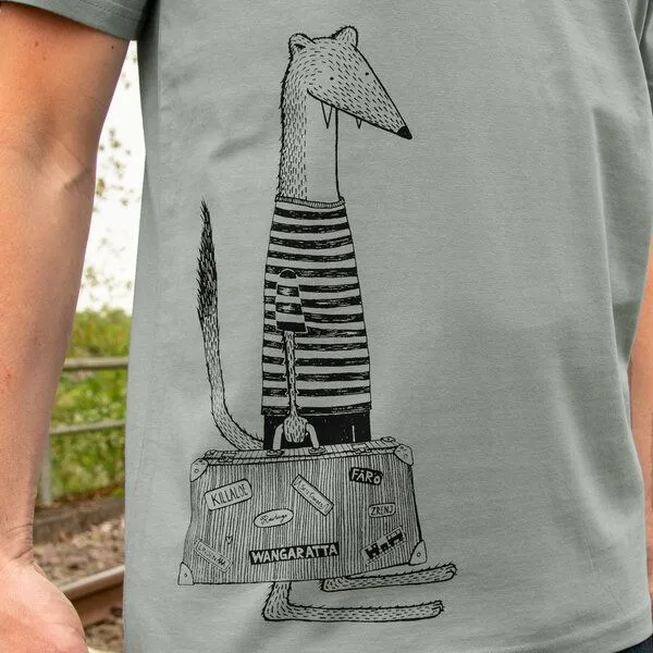 Cmig Cmig Reisewiesel T-Shirt für Herren, Misty grey, – Produktbild 2 von 3