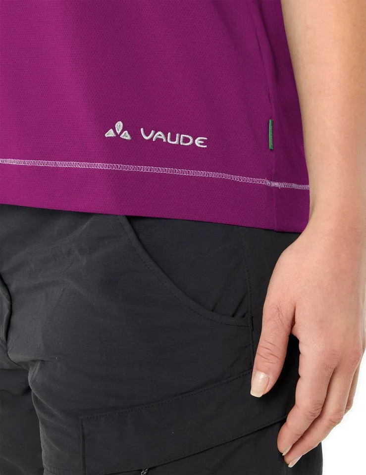 Vaude Vaude Funktionsshirt WOMEN'S NEYLAND T-SHIRT II Kurzarm, für vielseitige Aktivitäten, für Sportmode und Outdoormode, Pink orchid, – Produktbild 3 von 4