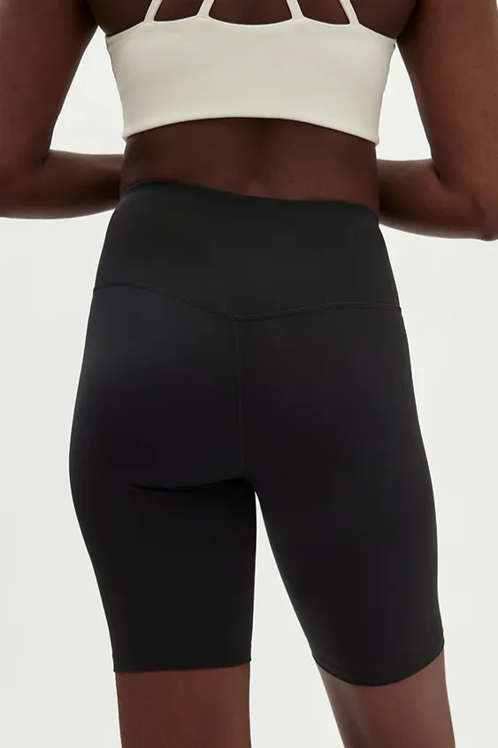 Girlfriend Collective Girlfriend Collective Damen vegan Bike Shorts Float High-Rise, Schwarz, – Produktbild 2 von 2