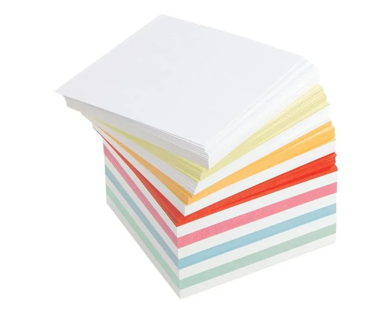 Otto Office Notizzettel, 90x90 mm, 700 Blatt, lose, Blau|bunt|gelb|grün|rot, – Produktbild 3 von 4