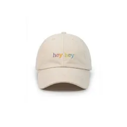 hey hey studios hey hey studios Unisex Cap „Rainbow 2.0“ natur aus Bio-Baumwolle – Produktbild 1 von 1