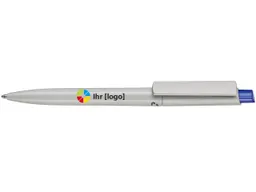 RITTER CARES RITTER CARES Kugelschreiber 'Crest Recycled' grau/royal-blau – Produktbild 1 von 1