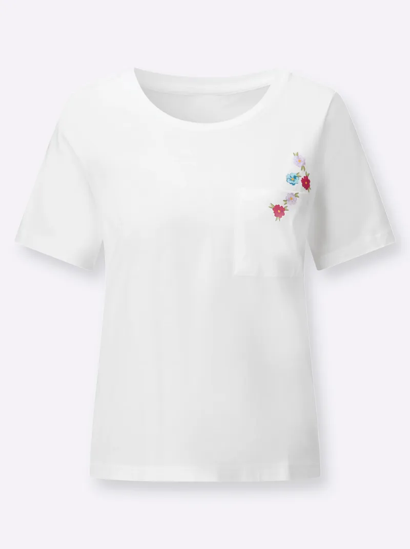 Witt Rundhalsshirt ecru, Ecru, – Produktbild 2 von 2