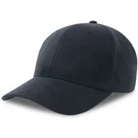 Atlantis Headwear Atlantis Headwear Atlantis Cap Kappe Wildleder Imitat Baseballkappe aus recyceltem Polyester mit verstellbarem Metallverschluss, Navy, – Produktbild 1 von 1