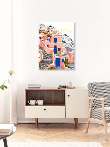 Photocircle Photocircle Poster / Leinwandbild - Santorini Greece Architecture – Produktbild 3 von 4