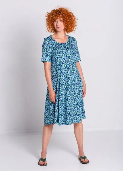Heidekönigin Heidekönigin Kleid A-Linie bedruckt, Lagune, – Produktbild 2 von 3