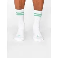 erlich textil erlich textil Andi Tennis Socken 3er Pack aus Bio-Baumwolle, made in Europe, Weiß, – Produktbild 1 von 3