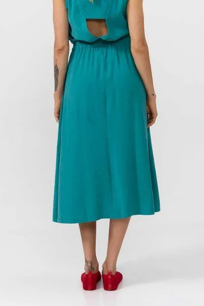 SUITE13LAB Suite13lab Damen-Midirock ADAJA, Teal(blau), – Produktbild 4 von 4