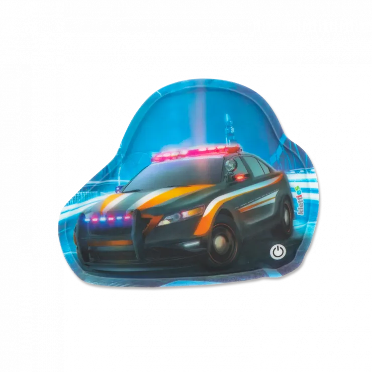 Ergobag Ergobag Kletties Blinkie mit LED (1-tlg.) Polizeiauto, Multicolored, – Produktbild 1 von 1