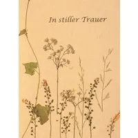 El Puente El Puente Grußkarte "In stiller Trauer" | Fair Trade & Handmade aus Philippinen – Produktbild 1 von 1