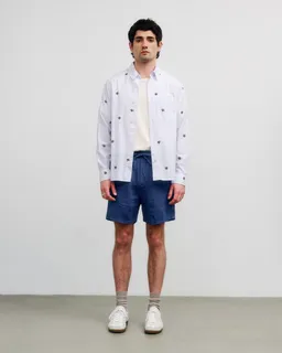 Rotholz Rotholz Herren vegan Shorts Ozeanblau – Produktbild 1 von 1