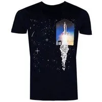 FÄDD FÄDD Kinder T-Shirt Rundhals aus Bio-Baumwolle "Rakete BT" Navy Schwarz – Produktbild 1 von 1
