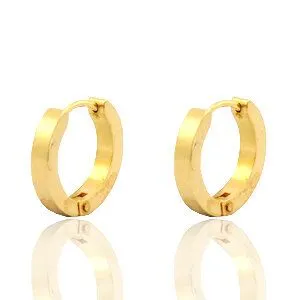 ELEKTROPULLI Creolen in 16mm von Elektropulli, Gold, – Produktbild 2 von 3