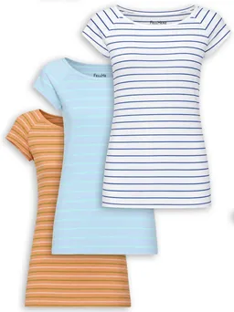FellHerz 3er Mix Bundle Striped White Blue & Light Blue Mint & Triple Striped - XXL / XXL / XXL – Produktbild 1 von 1