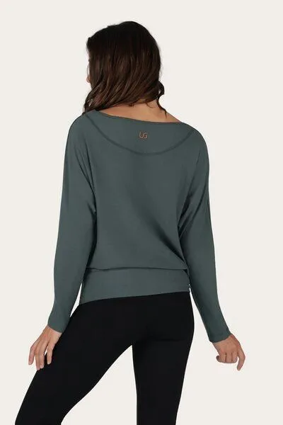 Urban Goddess Urban Goddess Budhi Yoga Langarm Shirt, Pinyon (grau), – Produktbild 4 von 5