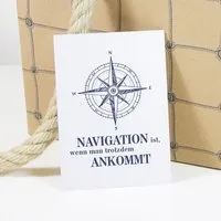 Bow & Hummingbird Bow & Hummingbird Postkarte Navigation – Produktbild 1 von 1