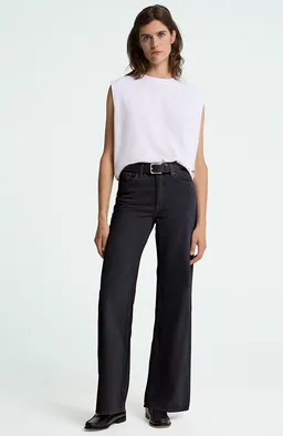 Kings Of Indigo Kings of Indigo Damen vegan Jeans Flare Jane Holo Schwarz – Produktbild 1 von 1