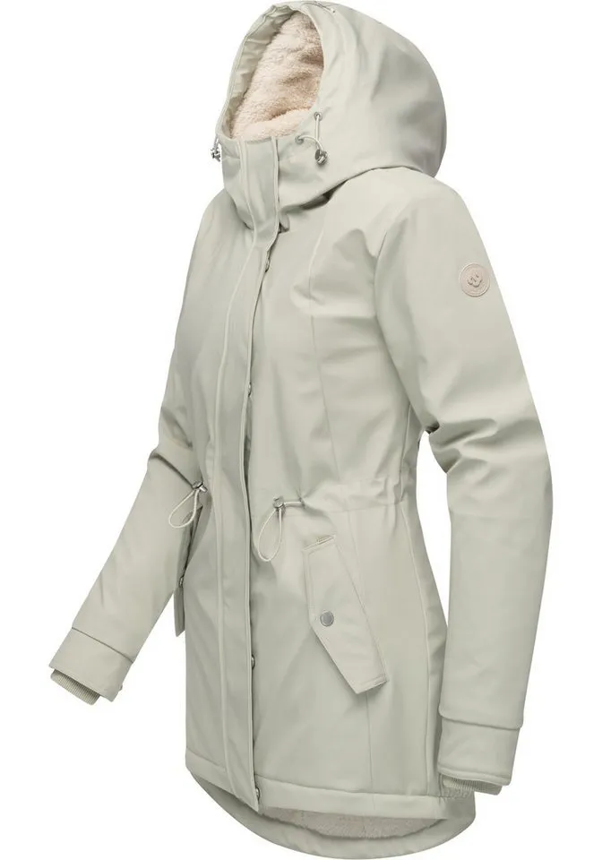 ragwear ragwear Funktionsjacke Monadis Rainy Warm Gefütterte Winterjacke mit Kapuze, Braun, – Produktbild 3 von 5