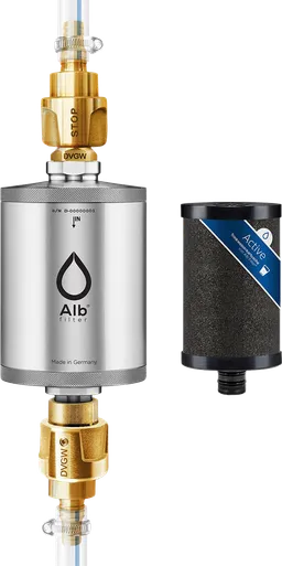 Alb Filter Alb Filter® TRAVEL Active Trinkwasserfilter - Festeinbau Edelstahl Natur – Produktbild 1 von 1